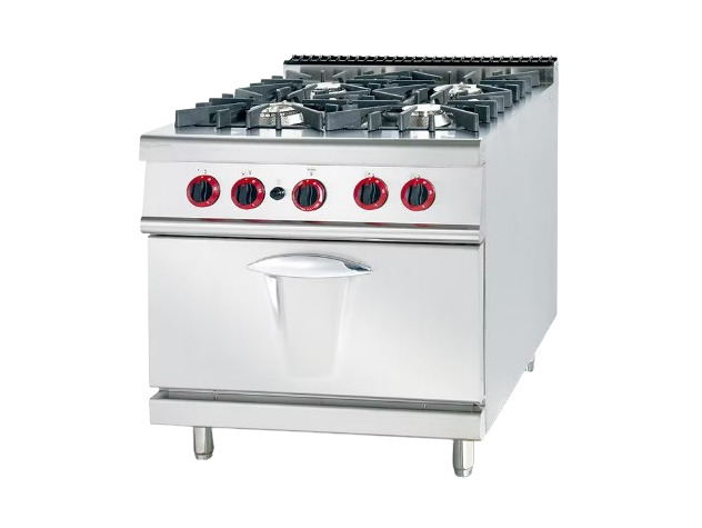 LM Premium 6 Burner Gas Range with Oven and Storage Cabinet
