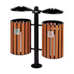 LM Dual Outdoor Trash Bin