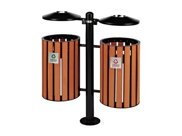 LM Dual Outdoor Trash Bin