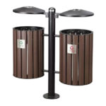 LM Dual Outdoor Trash Bin