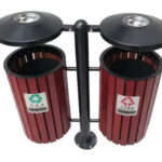 LM Dual Outdoor Trash Bin