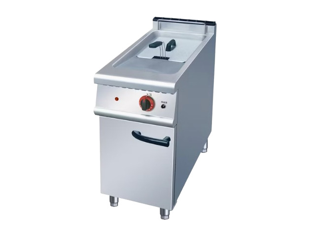 LM Electric Single Fryer with Cabinet