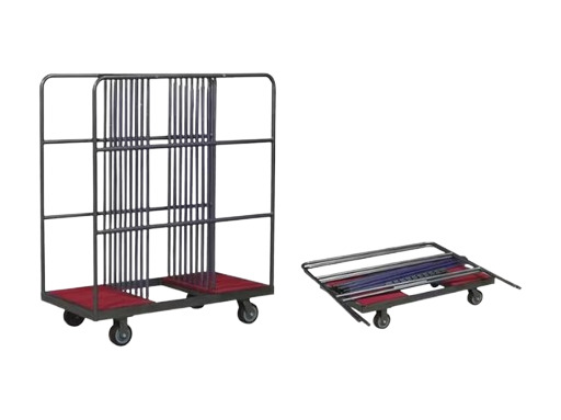 LM Glass Turntable Rack Holder Cart